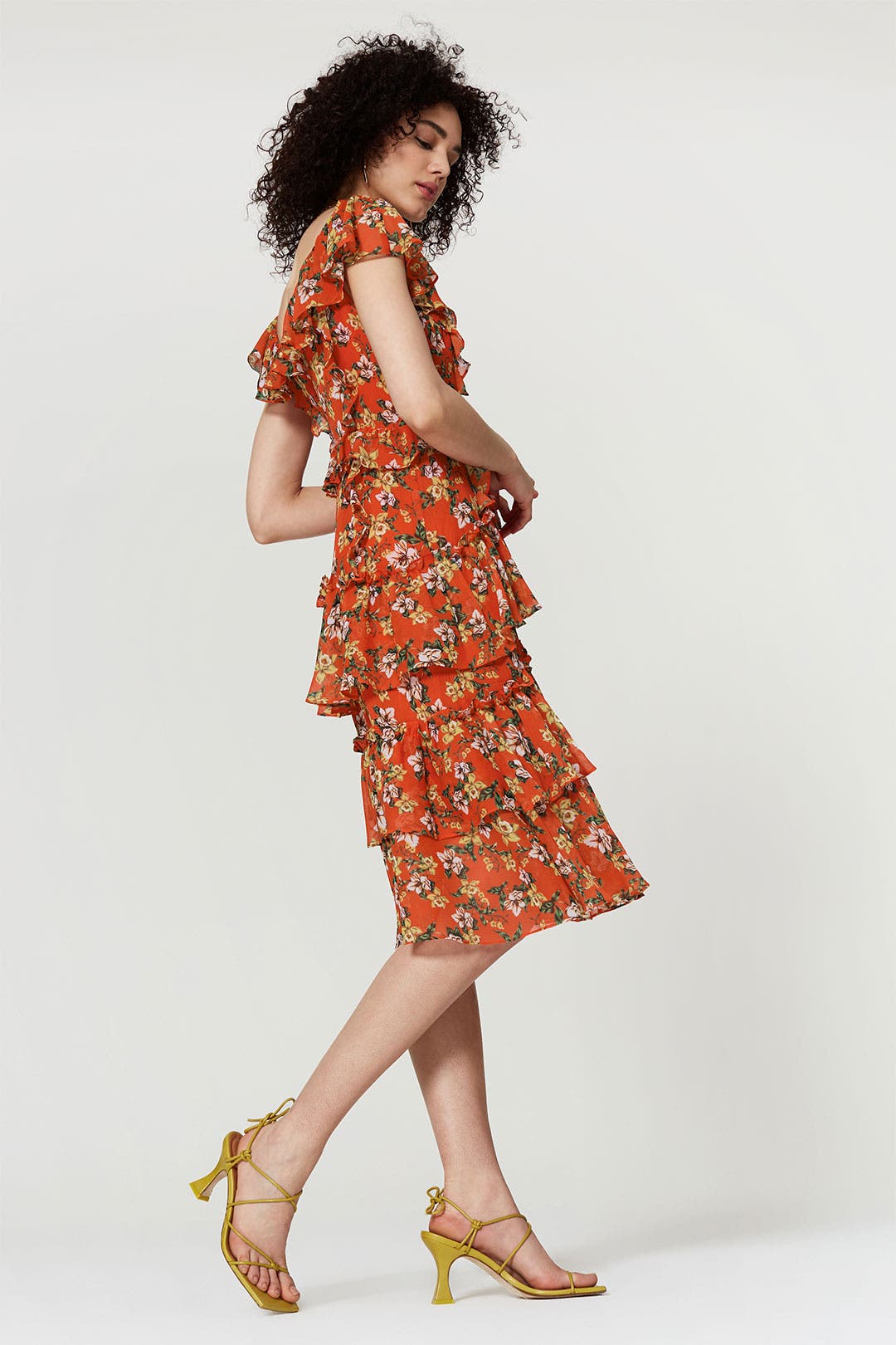 Magnolia Bouquet Ruffle Dress by Marissa Webb x RTR | Rent