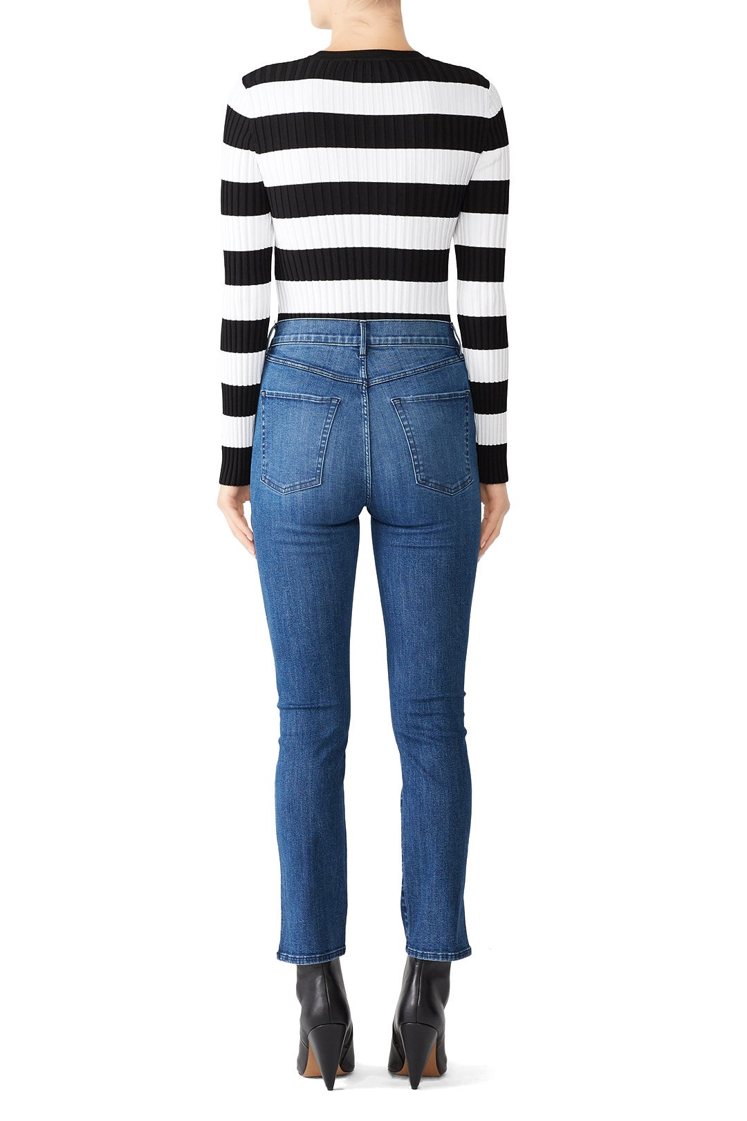 Luna Mini Split Jeans by 3x1 2