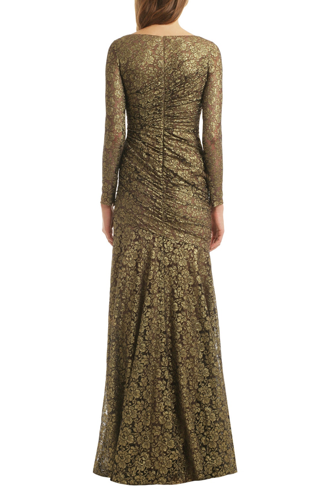 Gold Idol Gown by Carmen Marc Valvo 1