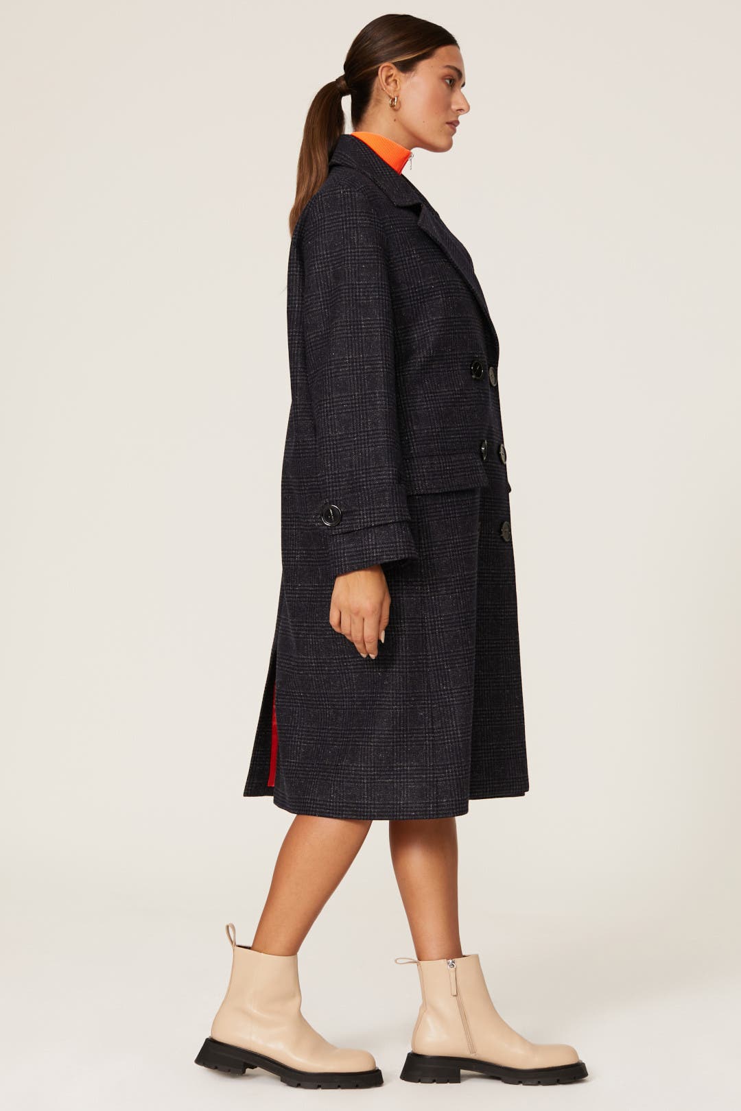 Houndstooth Double Breast Coat by Nina Ricci | Rent the Runway