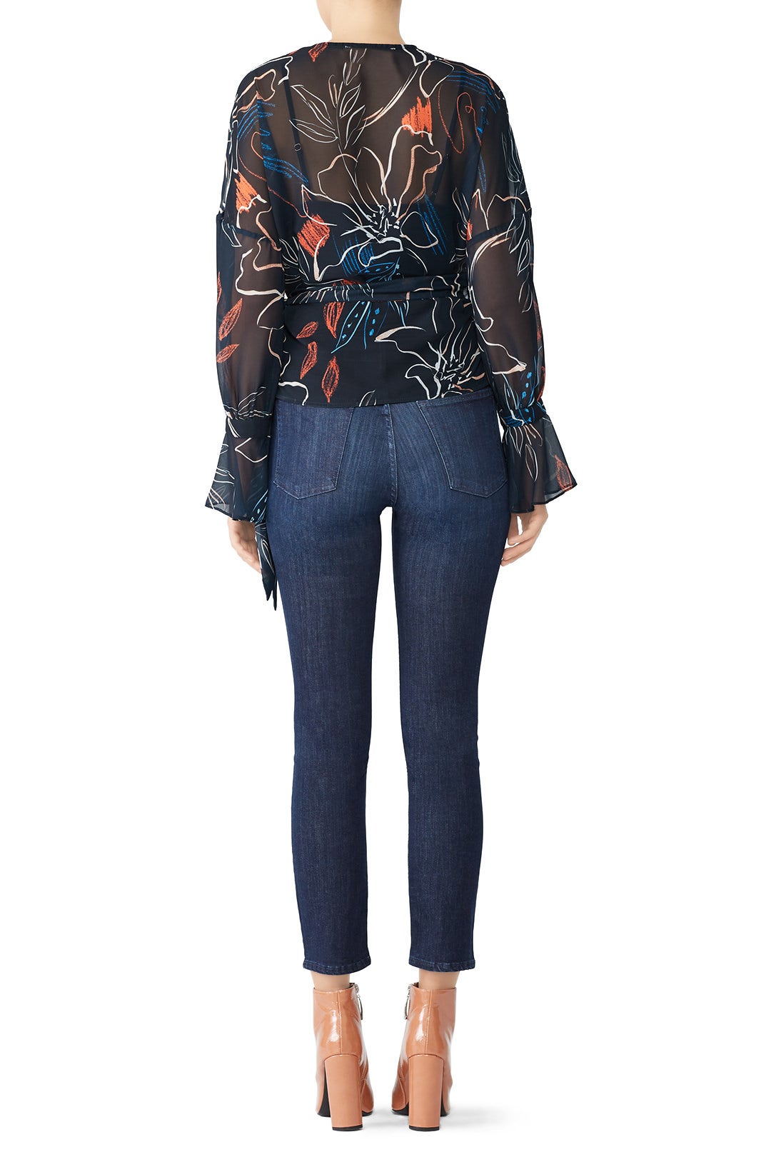 Eliana Wrap Blouse by STYLESTALKER 1