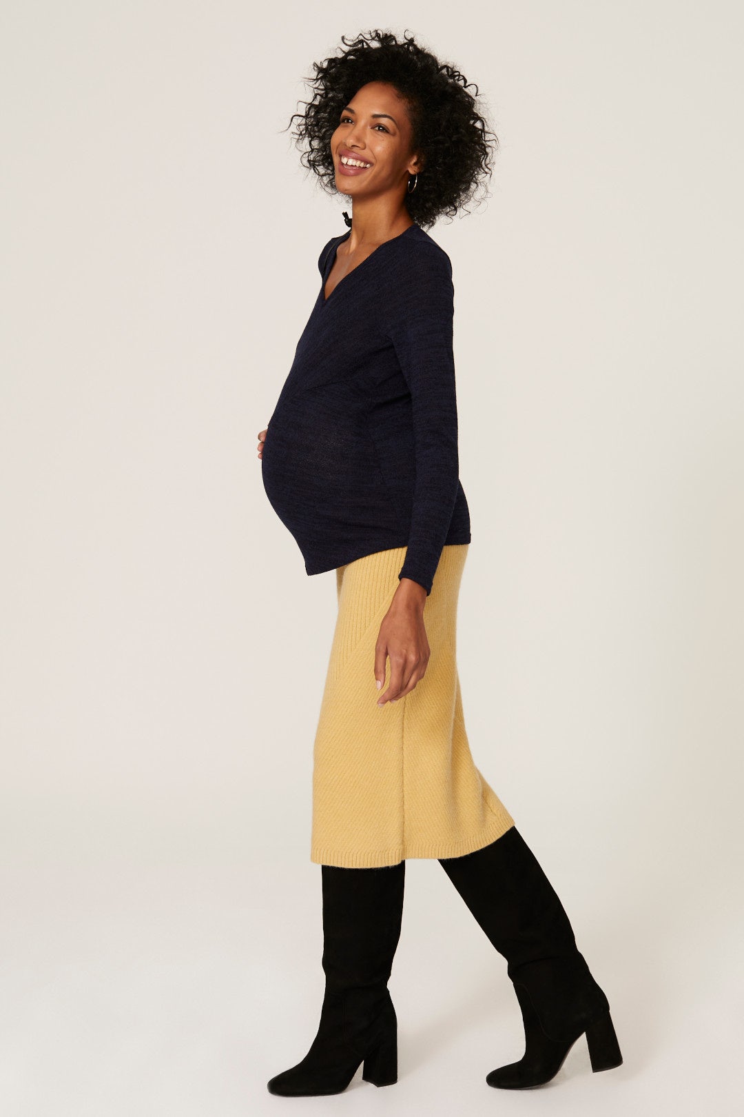 Multi Directional Maternity Sweater by Stowaway 1