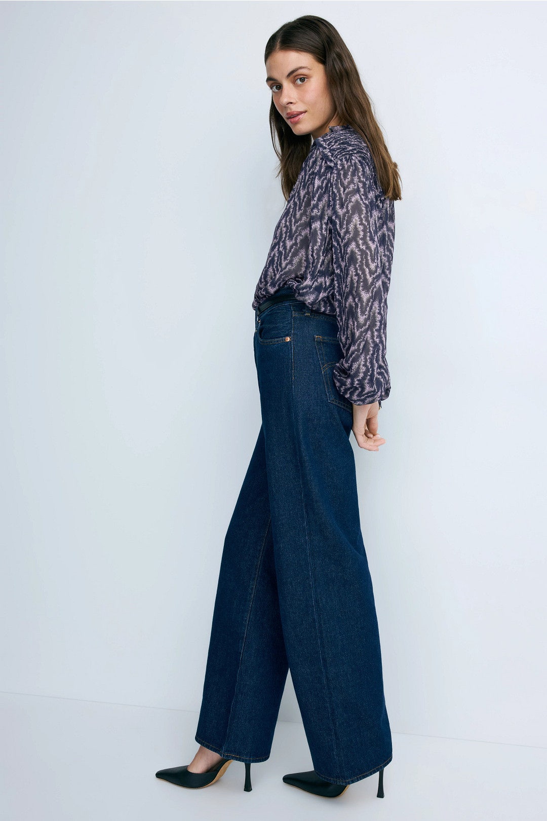 Sheer Long Sleeve Top by BOSS 1