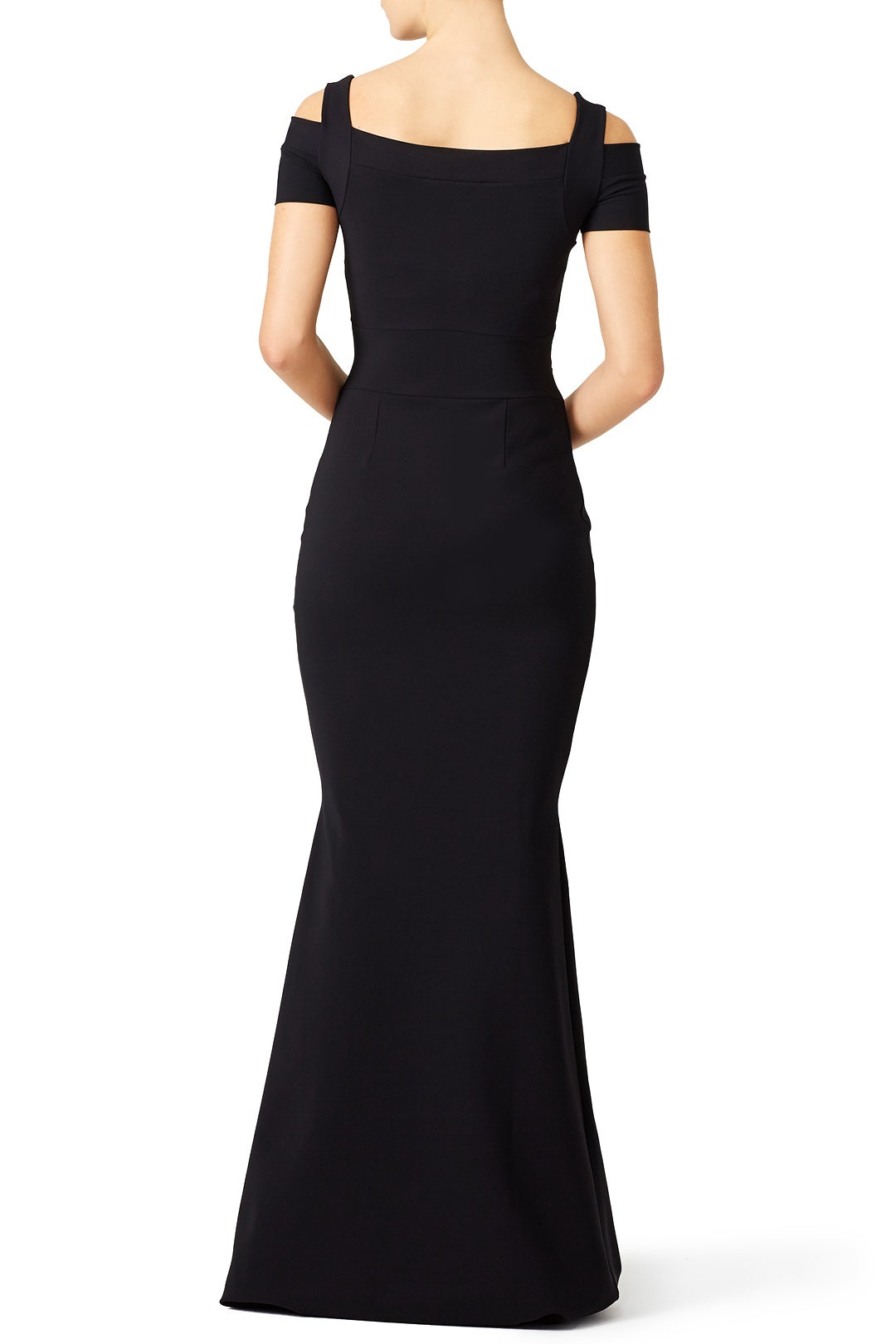 Black Jenna Gown by Chiara Boni La Petite Robe 2