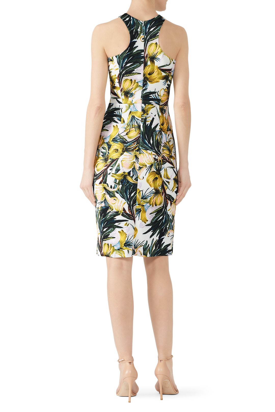 Floral Racerback Sheath Dress by Milly 1