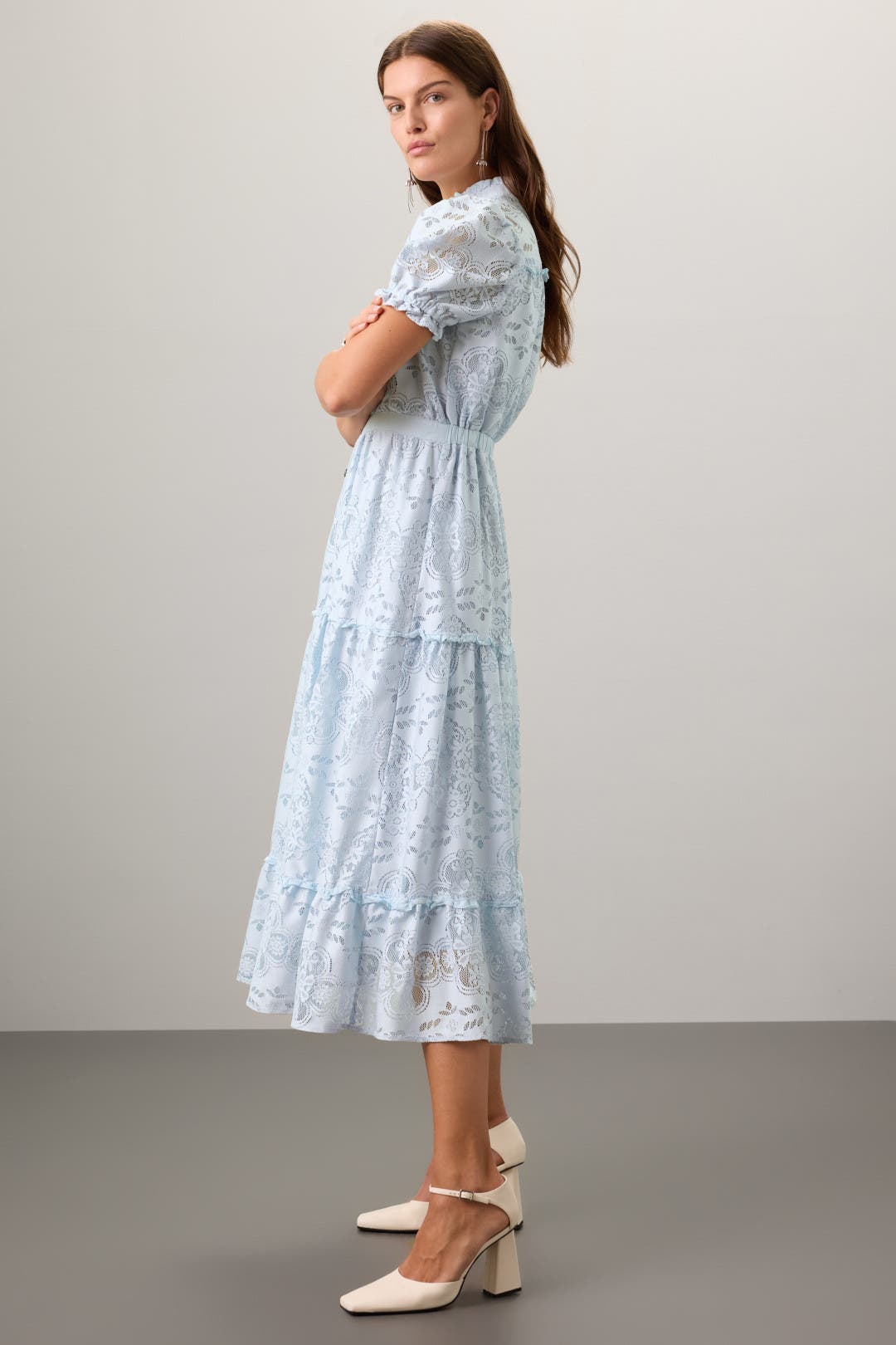 Blue Lace Victorian Dress by Pamela Love x RTR | Rent the Runway