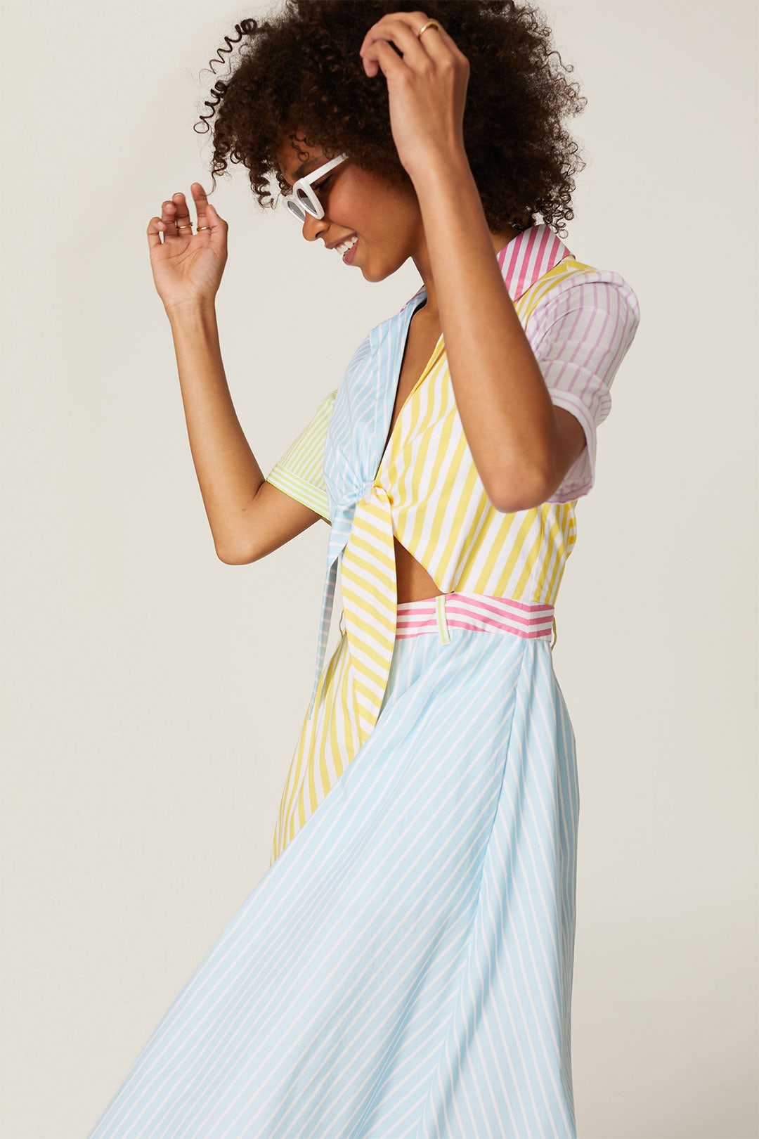 Striped Giorgiana Dress by Staud 1