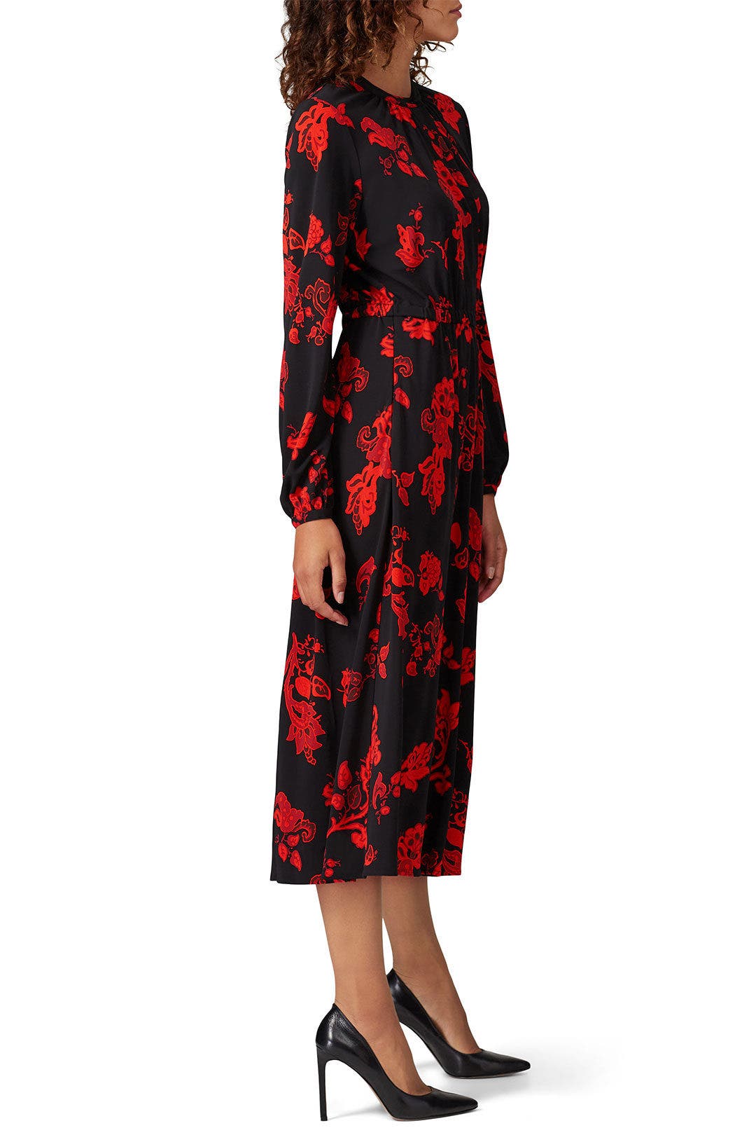 Paisley Jersey Bow Dress by Tory Burch 1