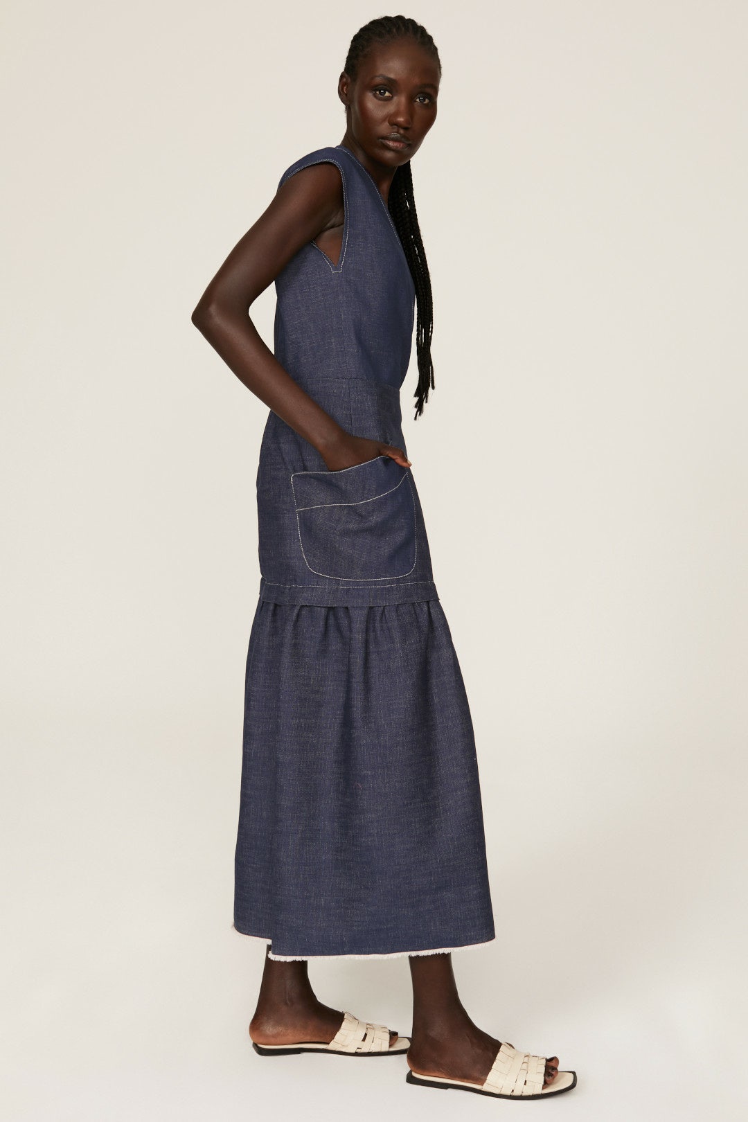 Mia Denim Wrap Dress by Zero + Maria Cornejo 1