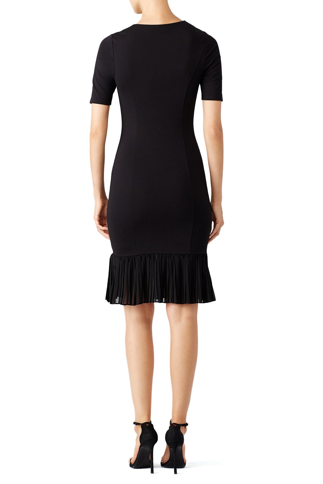 Black Pleated Hem Dress by Ali & Jay 1