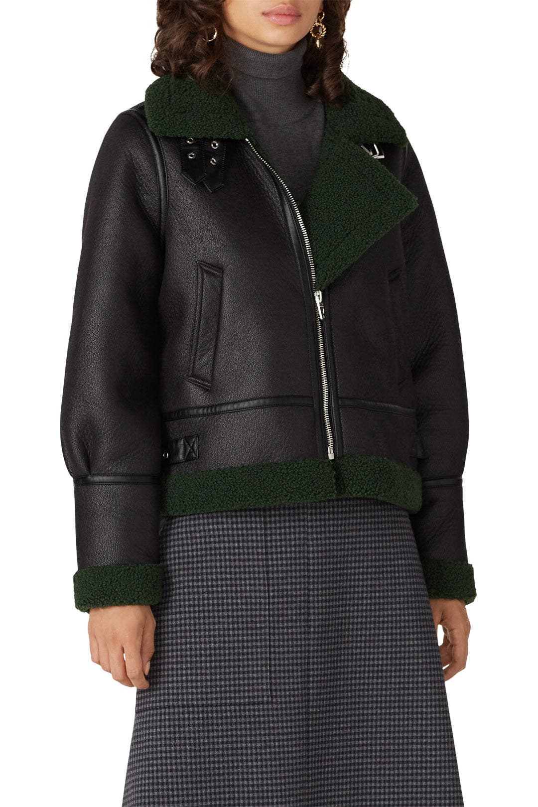 Faux Leather Pull One Over Jacket by BLANKNYC 1