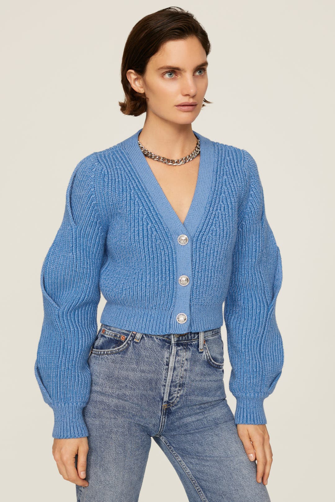 Marcelyn Twisted Cardigan by Derek Lam 10 Crosby | Rent the Runway