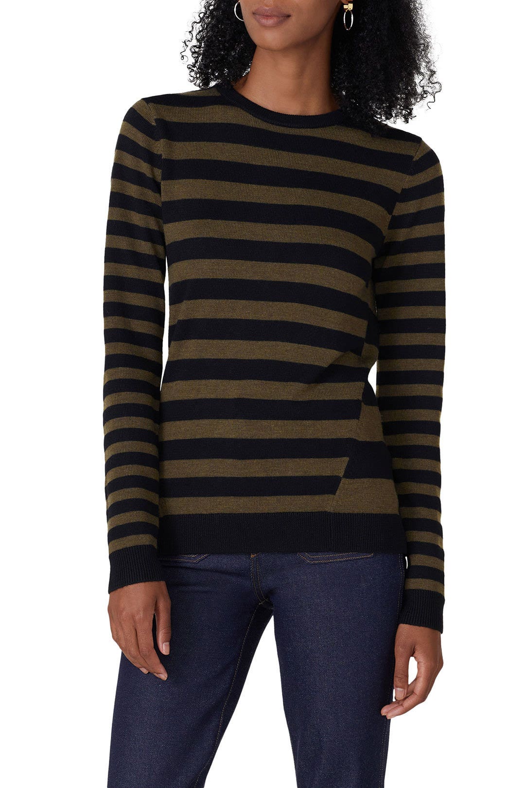 Olive Stripe Sweater by Jason Wu x RTR 2