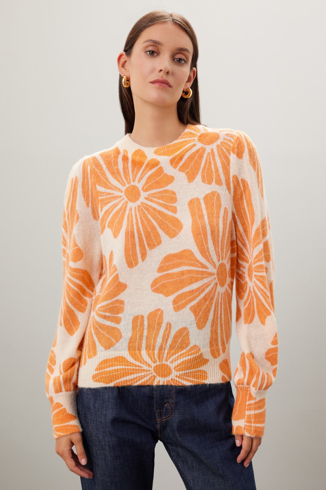 (取寄) マリンレイヤー レディース アルマ パフ スリーブ セーター - ウィメンズ Marine Layer women Alma Puff Sleeve Sweater - Women's Warm Marl Alma Puff Sleeve Sweater – Marine Layer