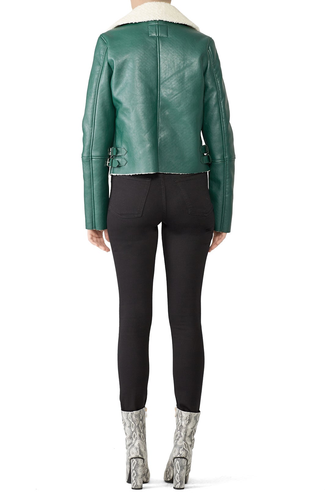 Out Of The Woods Vegan Leather Jacket by BLANKNYC 2