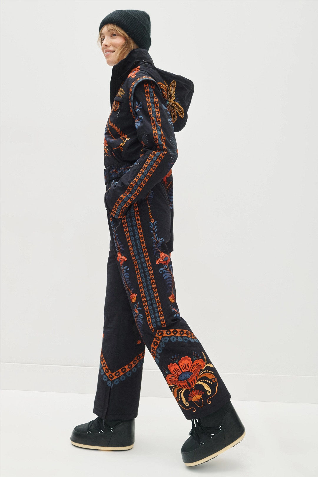 Black Macaw Ski Jumpsuit by FARM Rio 1