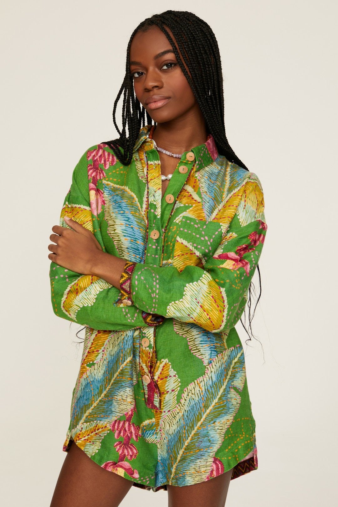 Banana Leaves Romper by FARM Rio 1