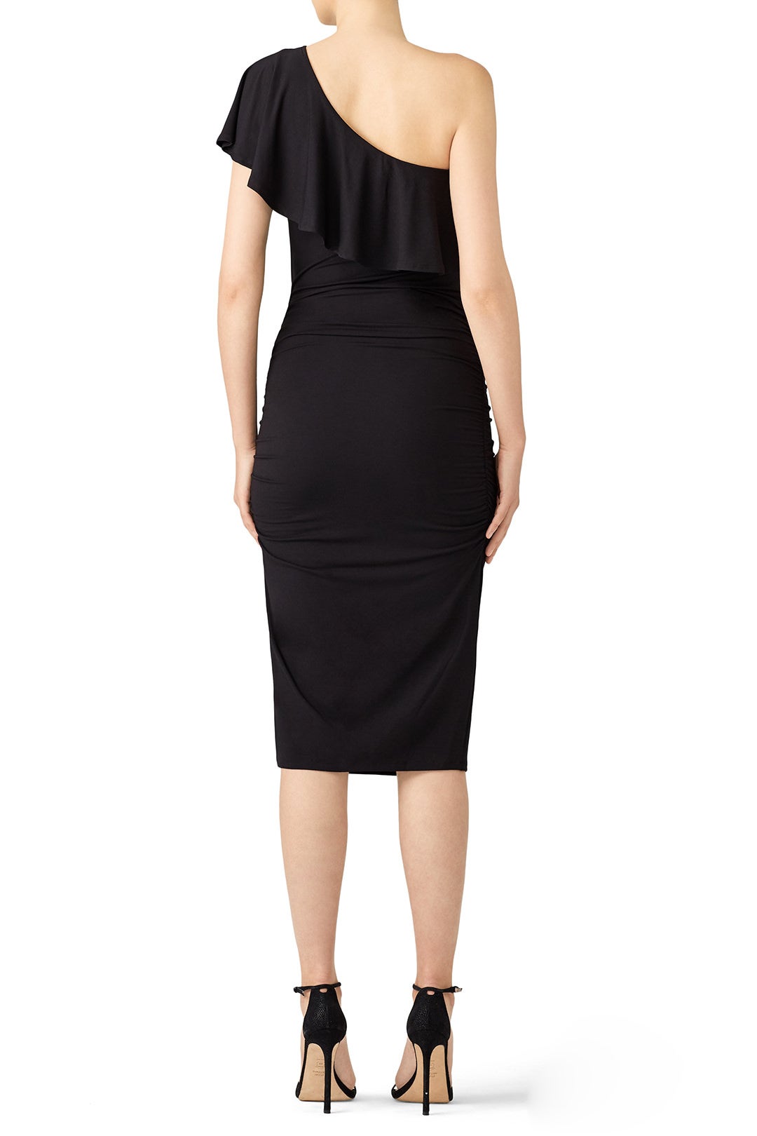 Shoulder Ruffle Maternity Sheath by Ingrid & Isabel 2