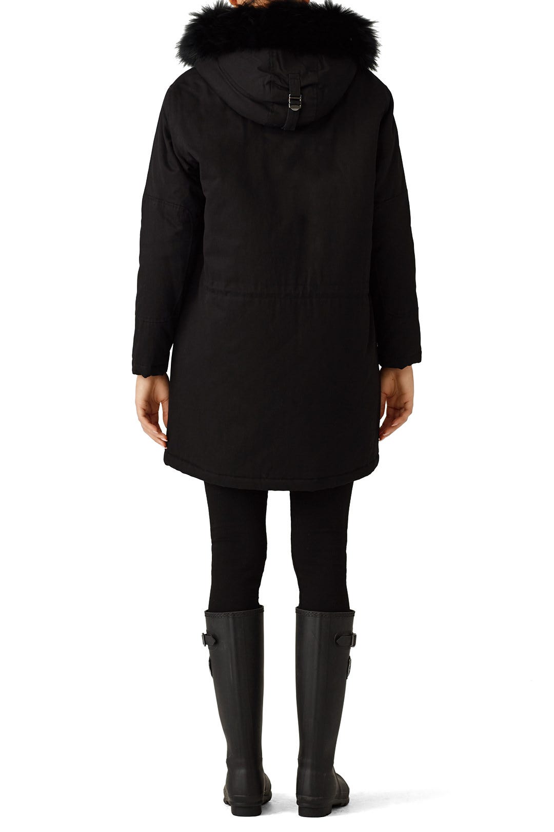 Black Technical Parka by The Kooples 1