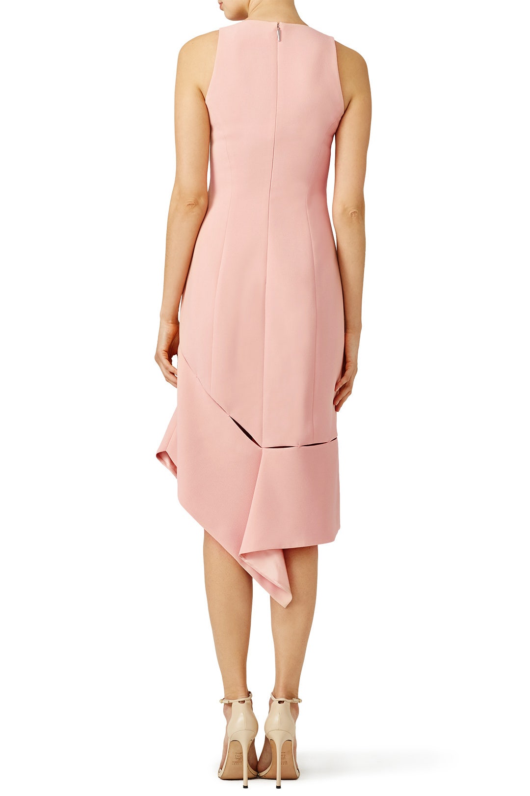 Tea Rose Side Slash Dress by Prabal Gurung 2