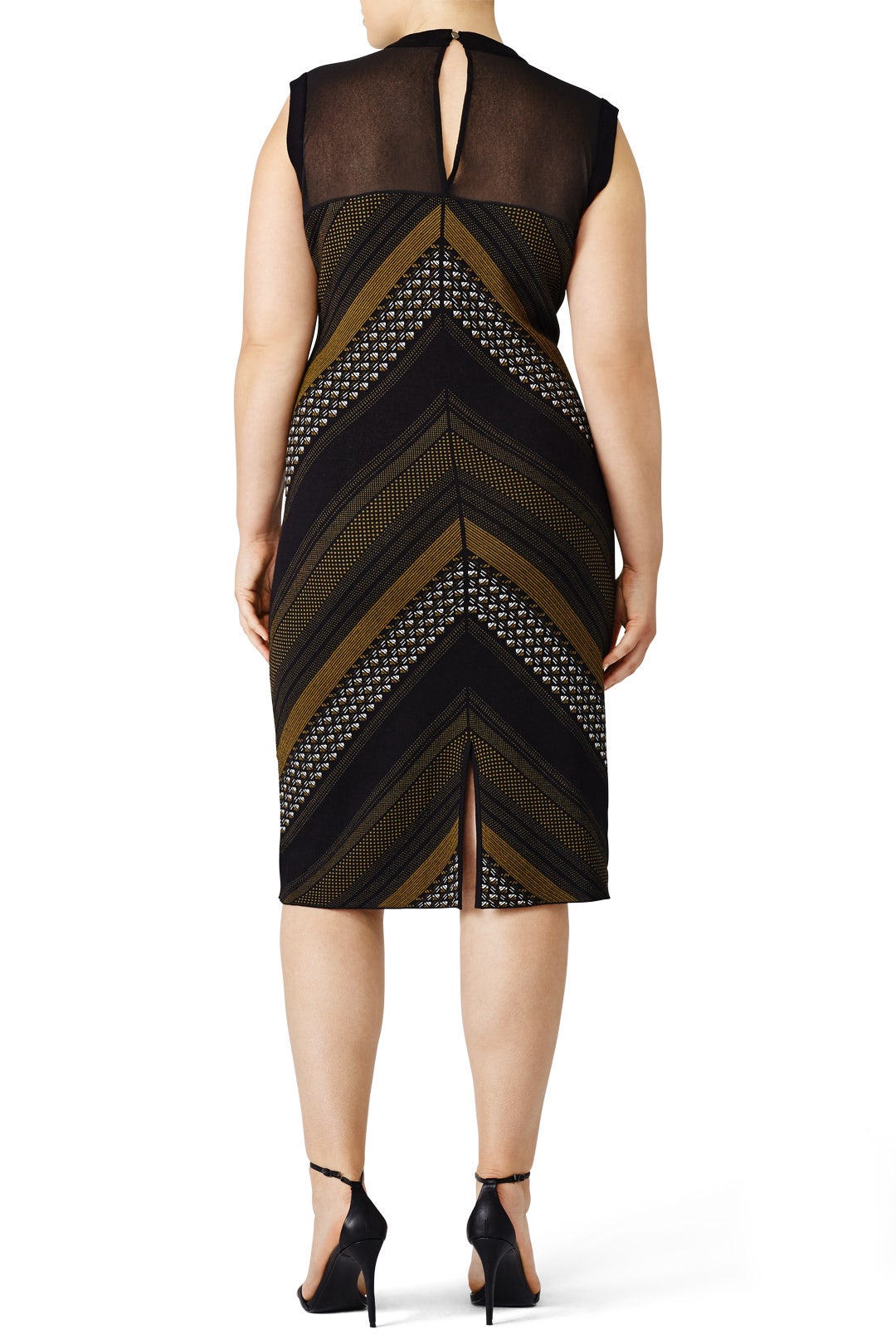 Chevron Tweed Sweater Dress by Rachel Rachel Roy 1