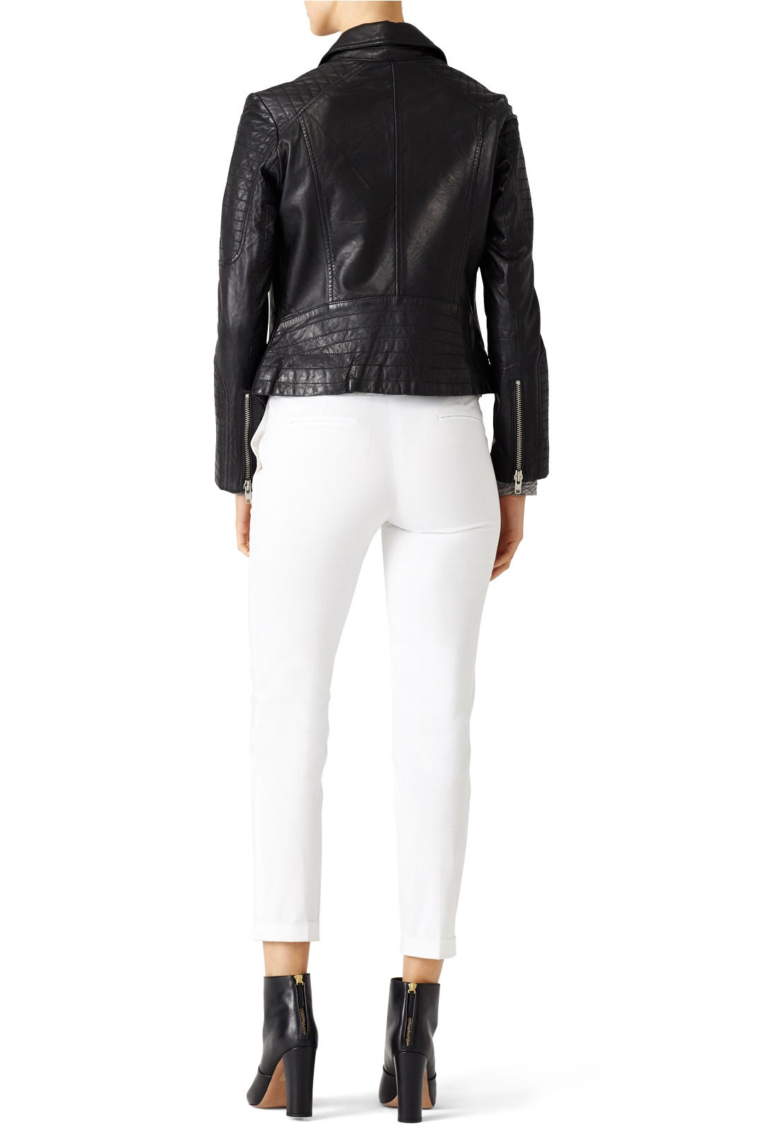 Black Benton Leather Jacket by BB Dakota 1