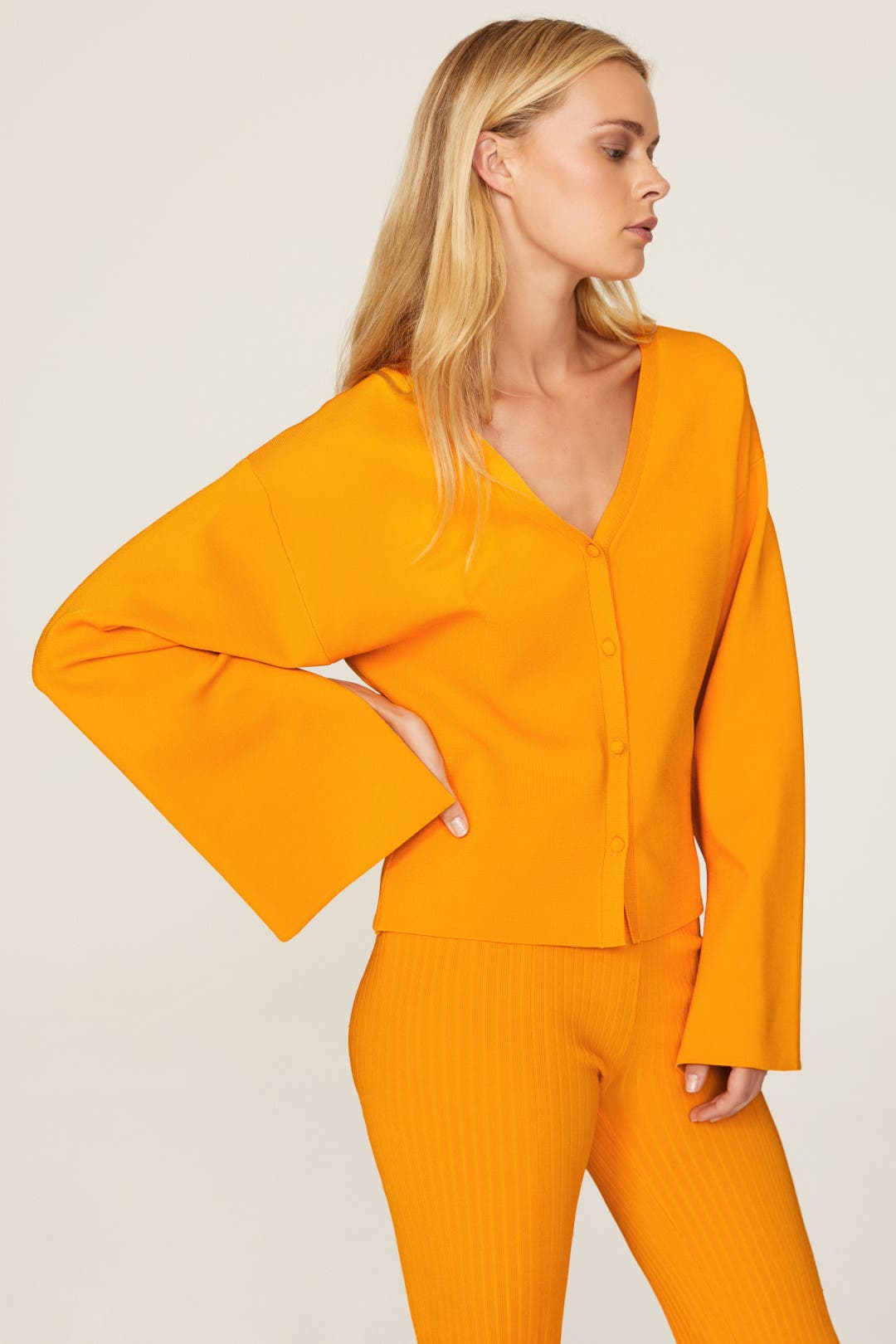 NANUSHKA 売れ筋商品|||ナヌーシュカ カーディガン アウター レディース Cardigans Yellow Mari Cardigan by Nanushka | Rent the Runway