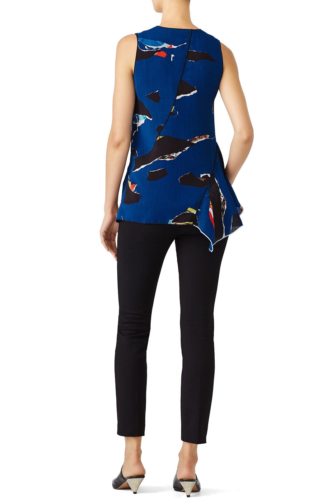 Indigo Collage Top by Proenza Schouler 2