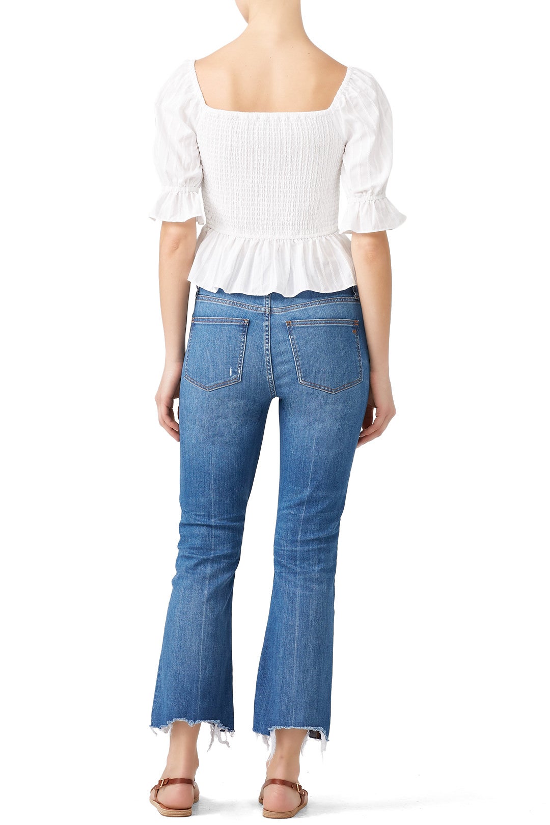 White Currency Top by The Fifth Label 1