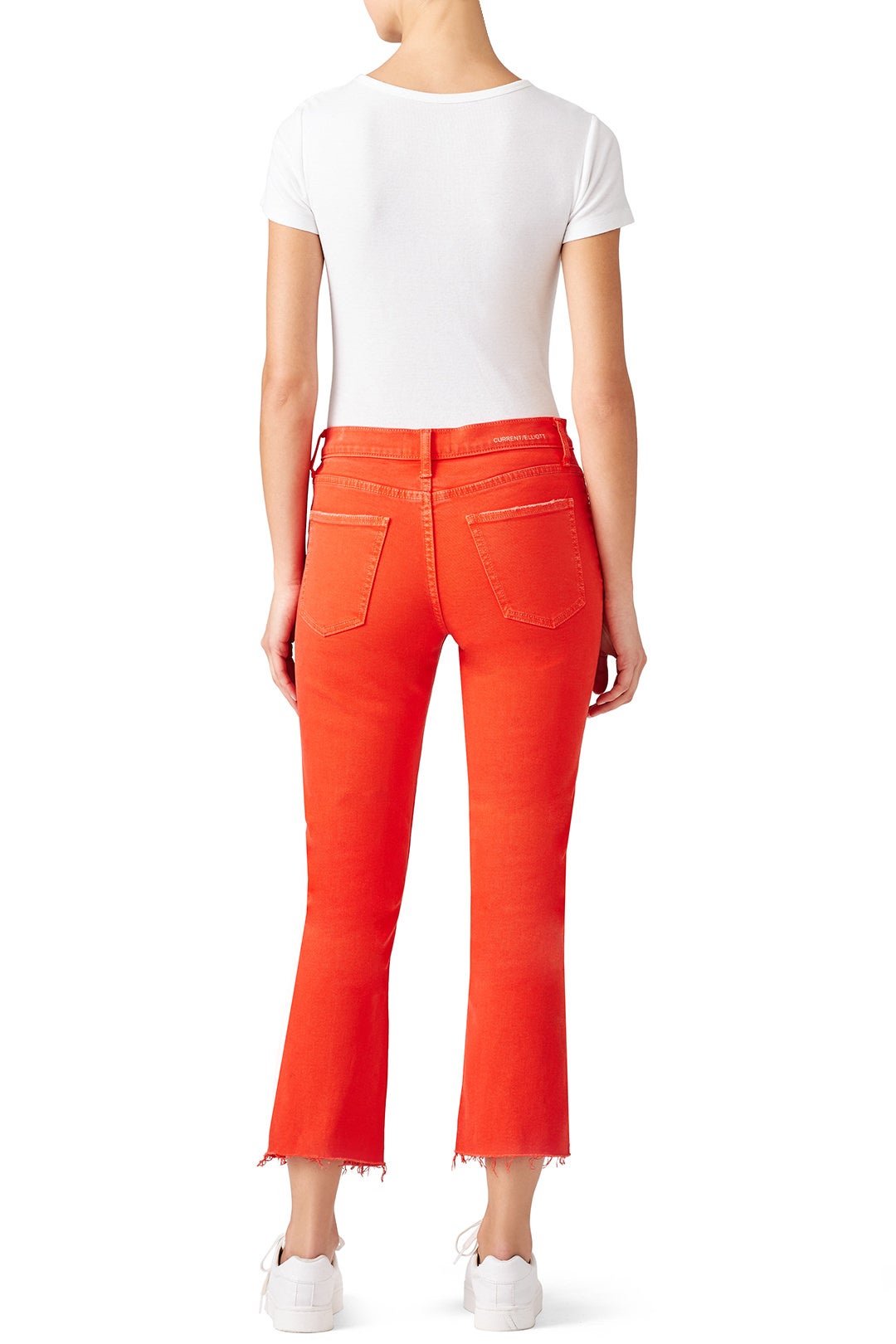 Red The Kick Jeans by Current/Elliott 1