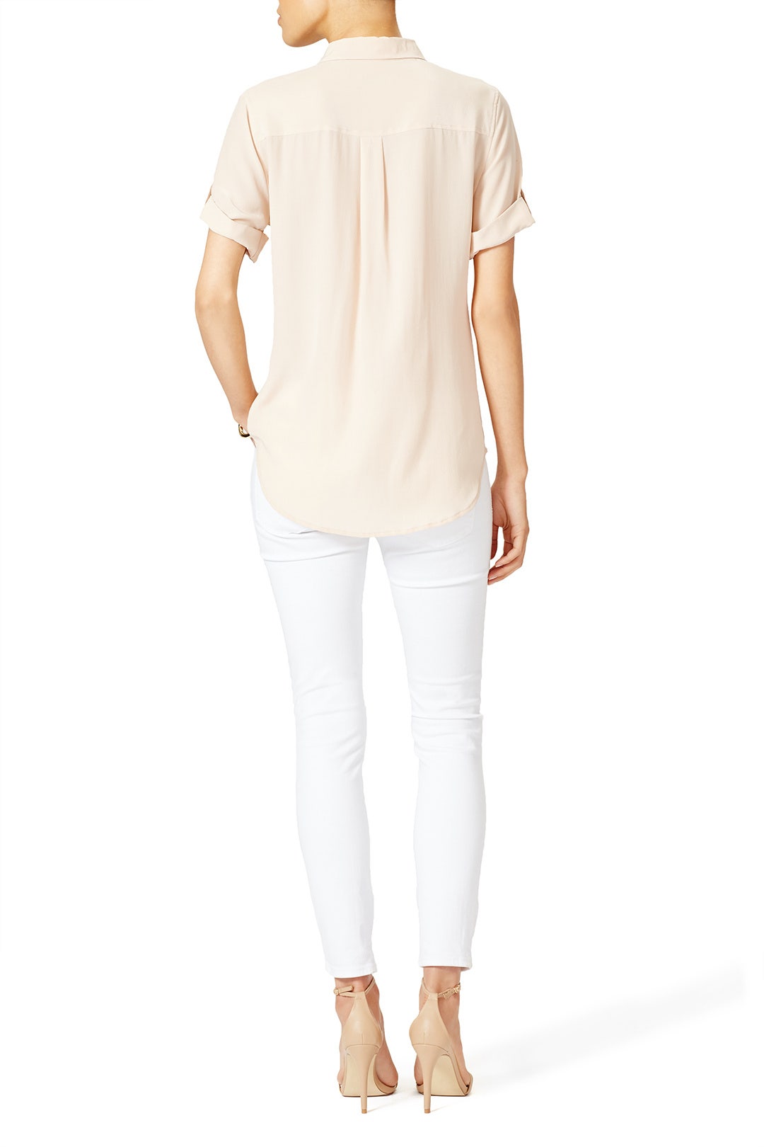 Nude Signature Button Down by Equipment 0