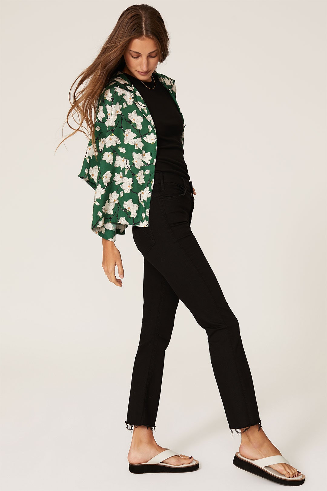 The Hustler Ankle Fray Jeans by MOTHER 1