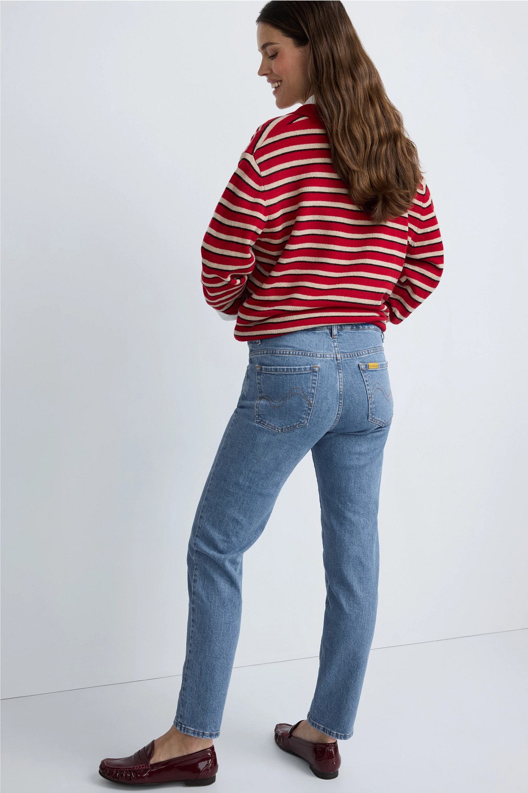 Mum Tapered Jeans by PIETRO BRUNELLI MATERNITY 2