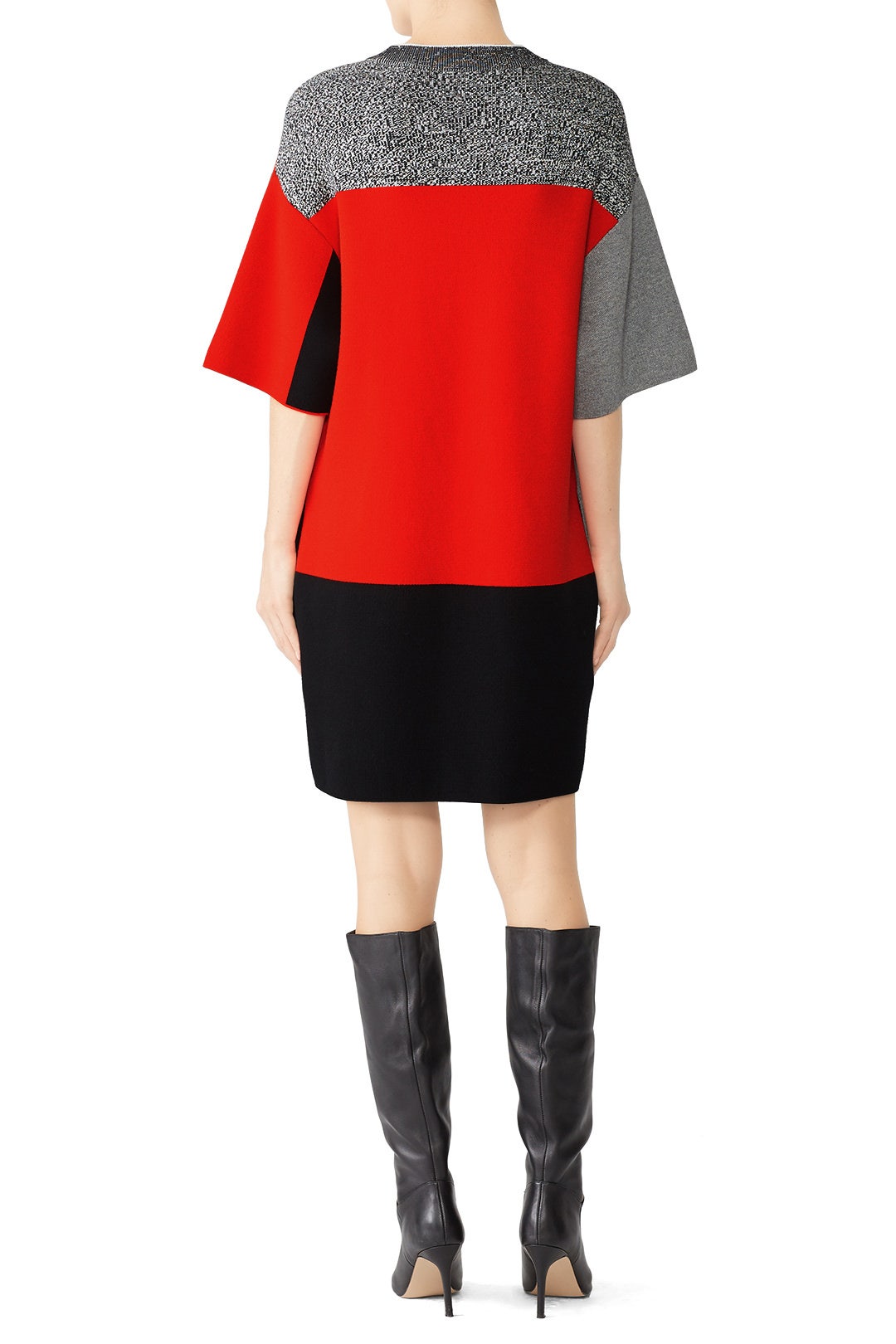 Graphic Jacquard Knit Dress by Proenza Schouler White Label 1