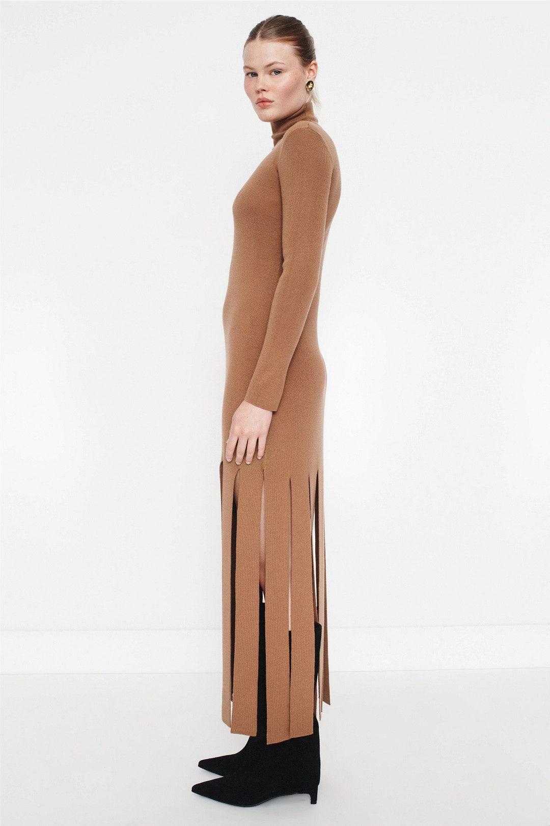 Fringe Midi Dress by Rosetta Getty x RTR 1