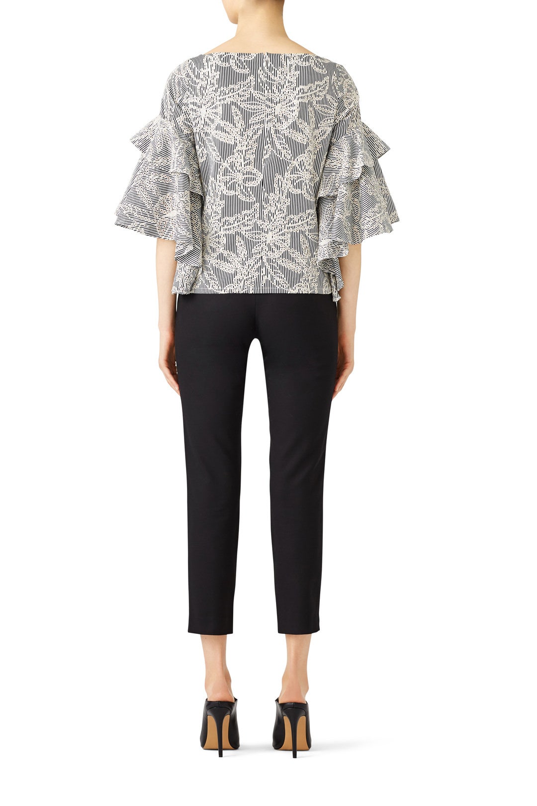 Victorian Ruffle Top by Badgley Mischka 2