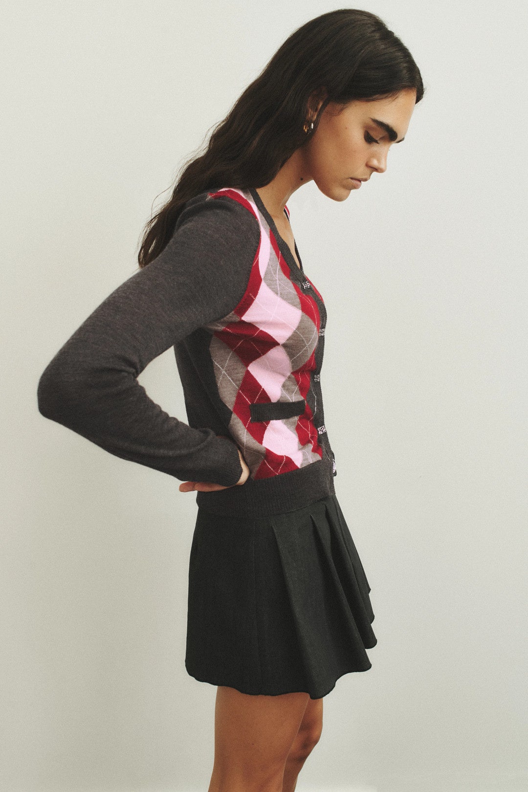 Argyle Cardigan by GANNI 1