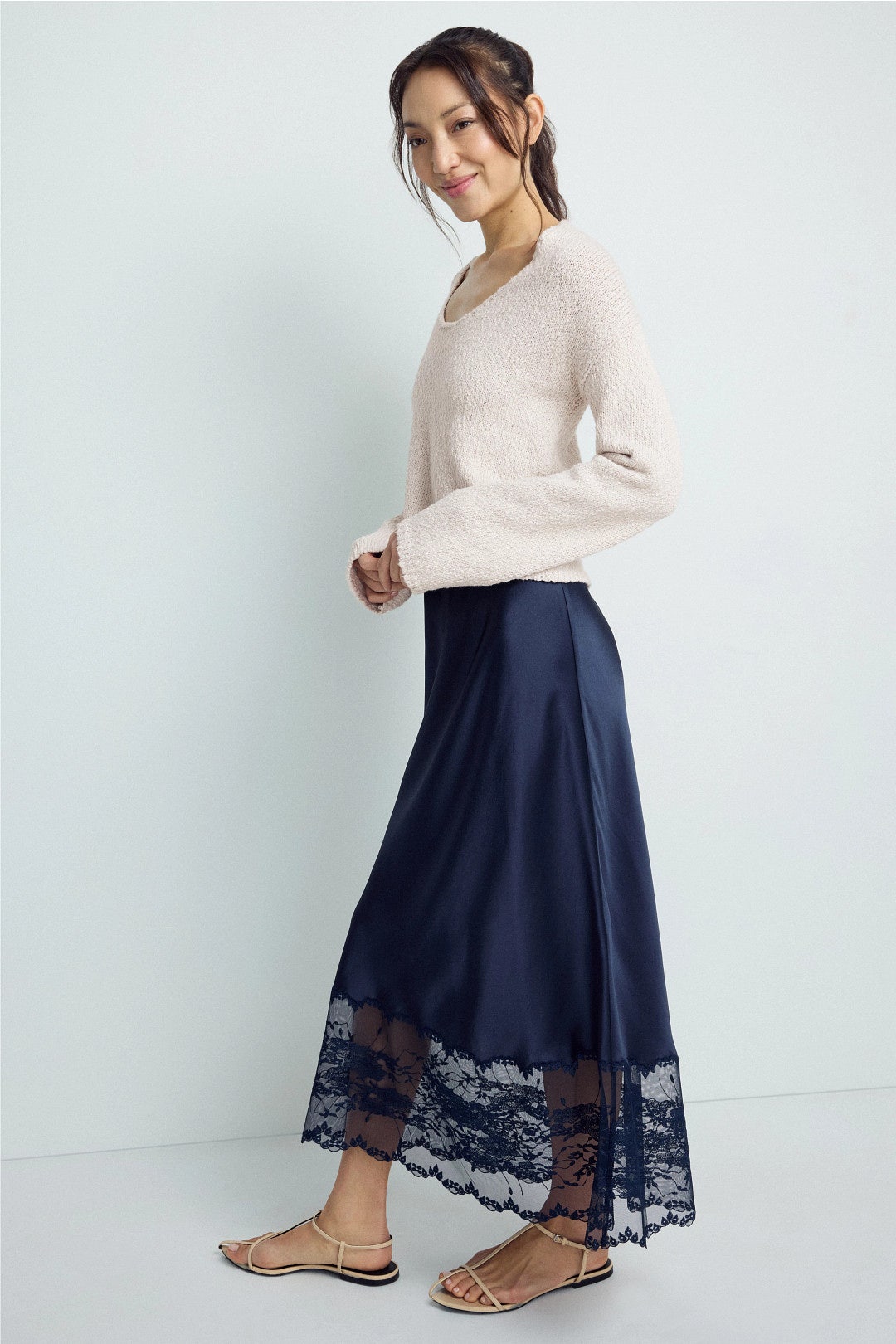 Summer Reversible Boucle  Sweater by NAADAM 1