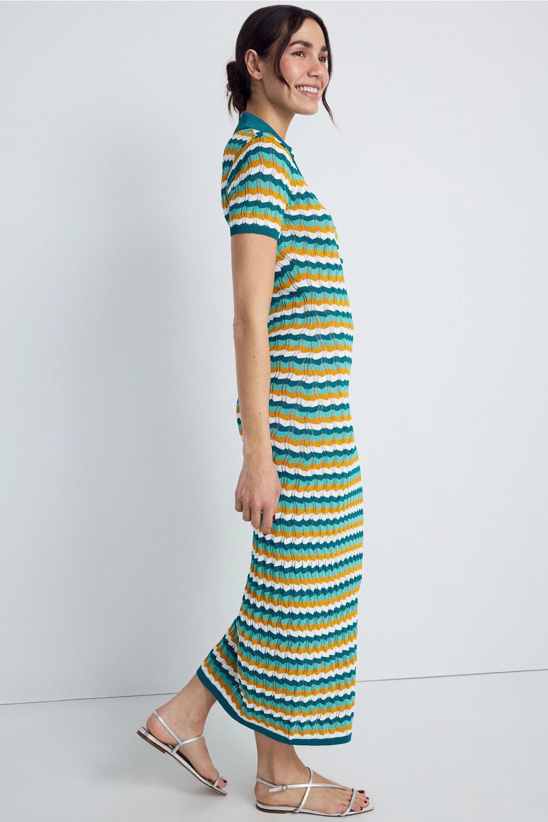 Crochet Collared Dress by Ronny Kobo x RTR 2