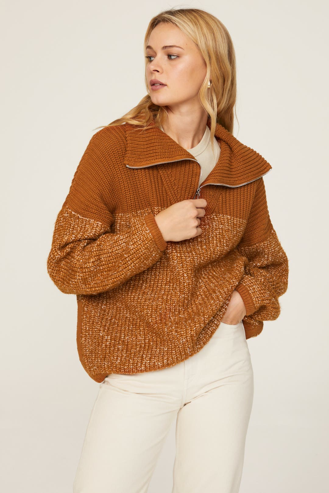 Willard Half Zip Sweater by Varley | Rent the Runway