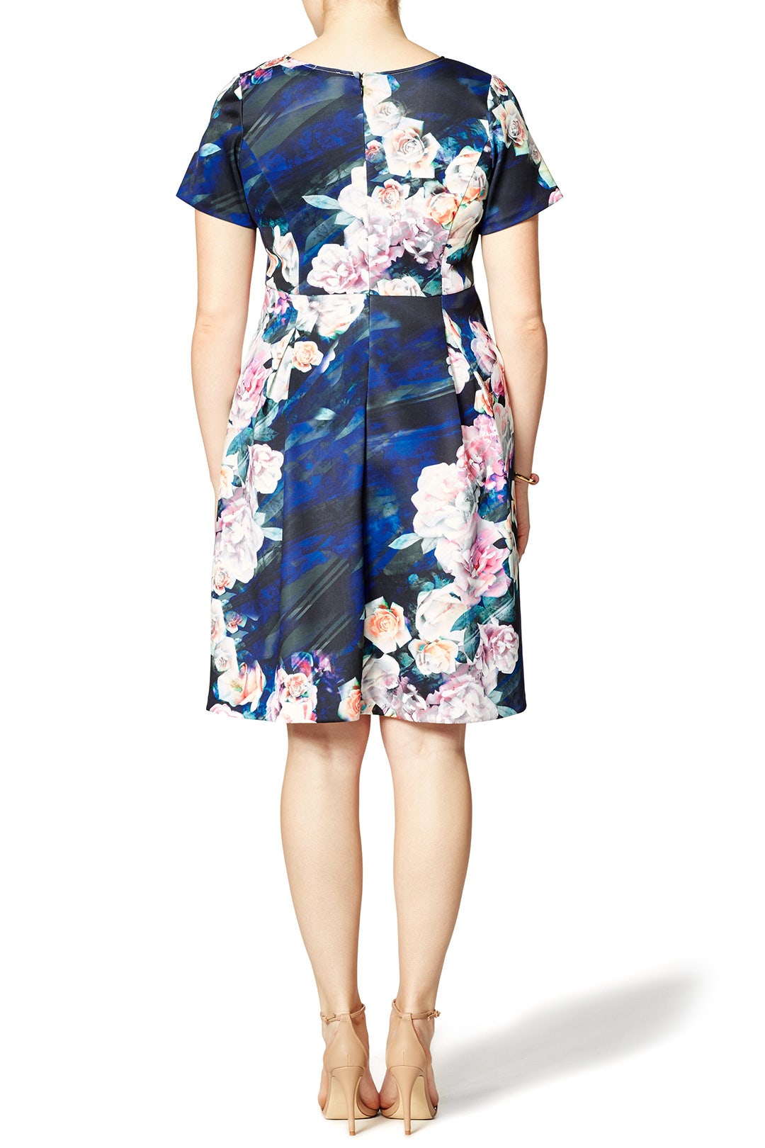 Electric Floral Dress by ELOQUII 2