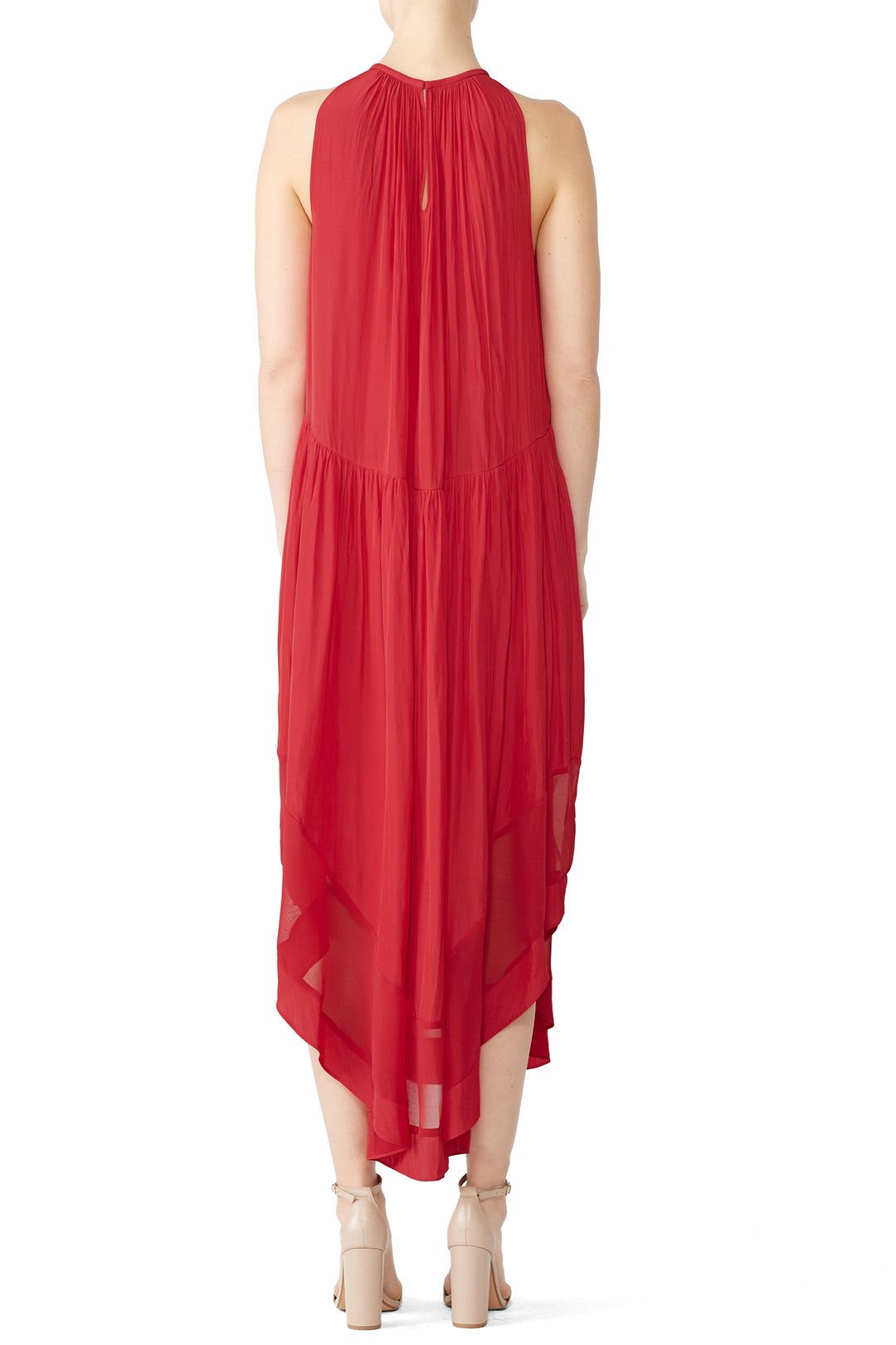 Red Gabrielle Maternity Dress by FOR 2 by Ramy Brook 1