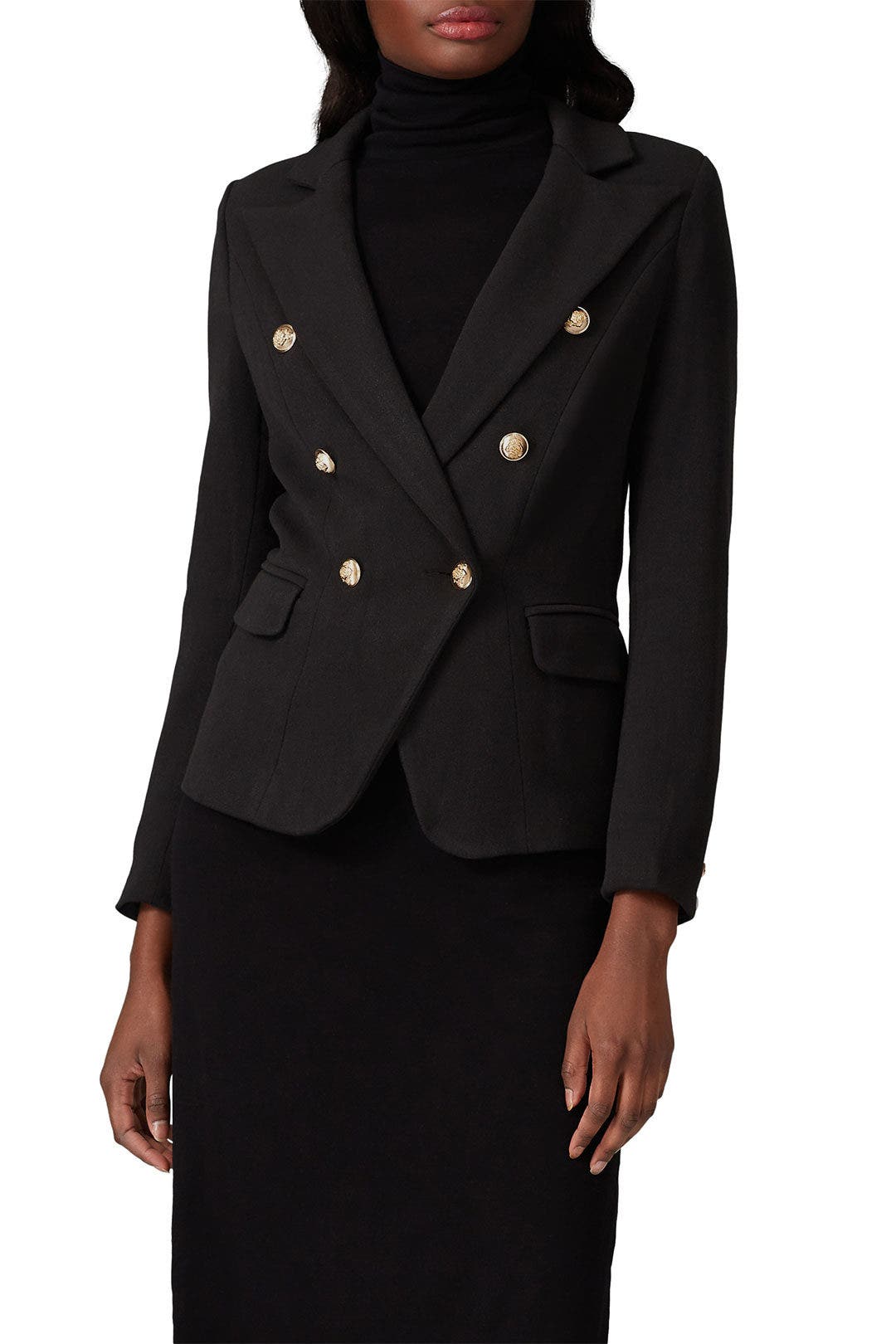 Black Palermo Blazer by Lioness 1