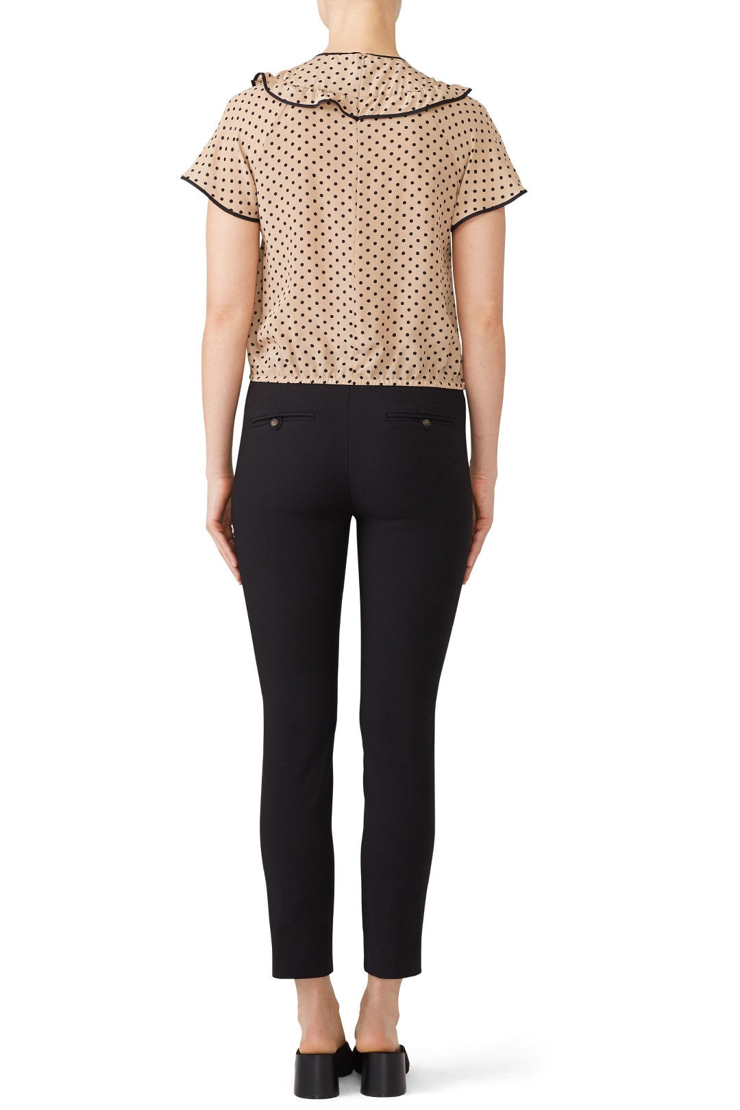 Blush Polka Dot Top by RED Valentino 1