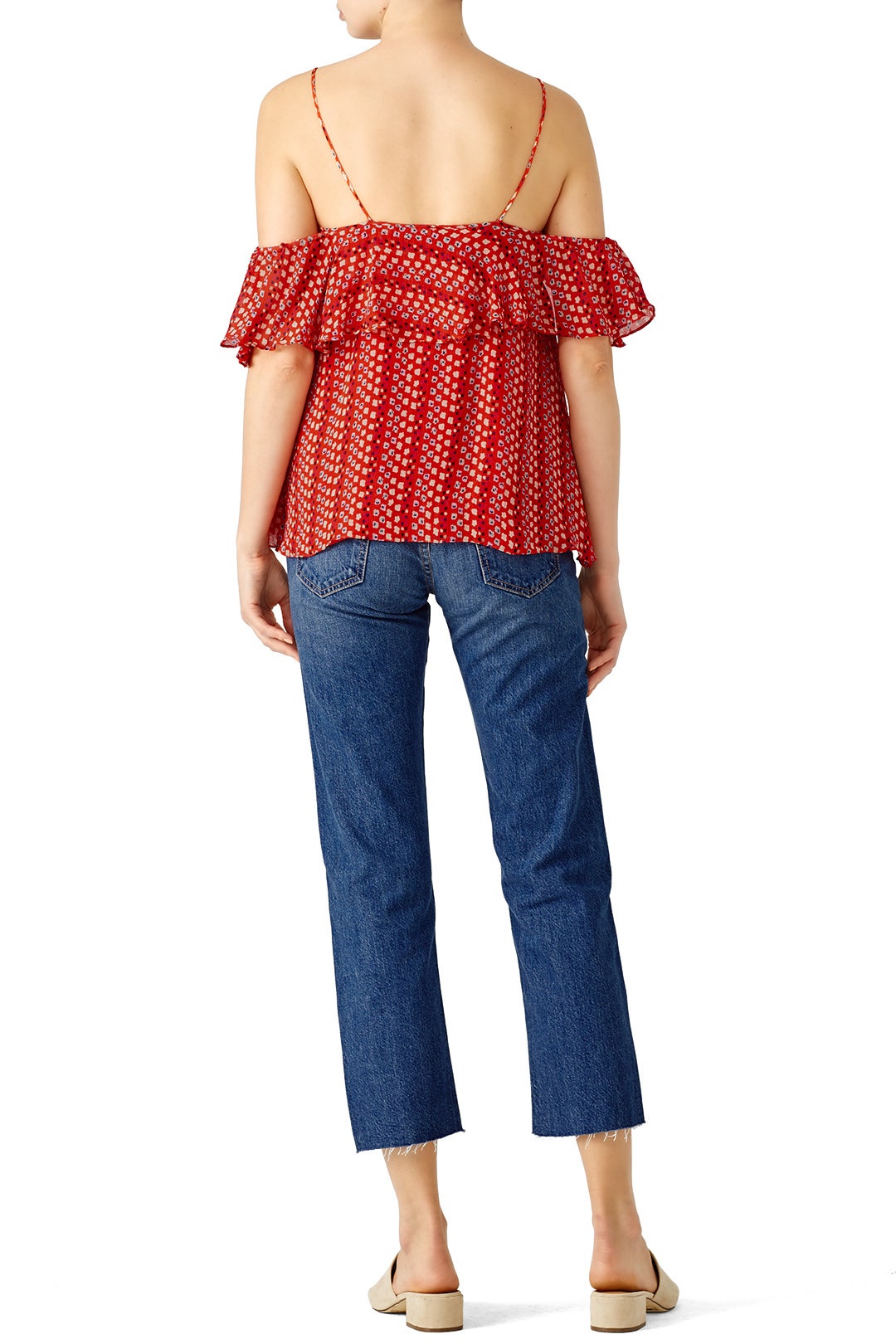 Red Chiara Top by Tanya Taylor 1