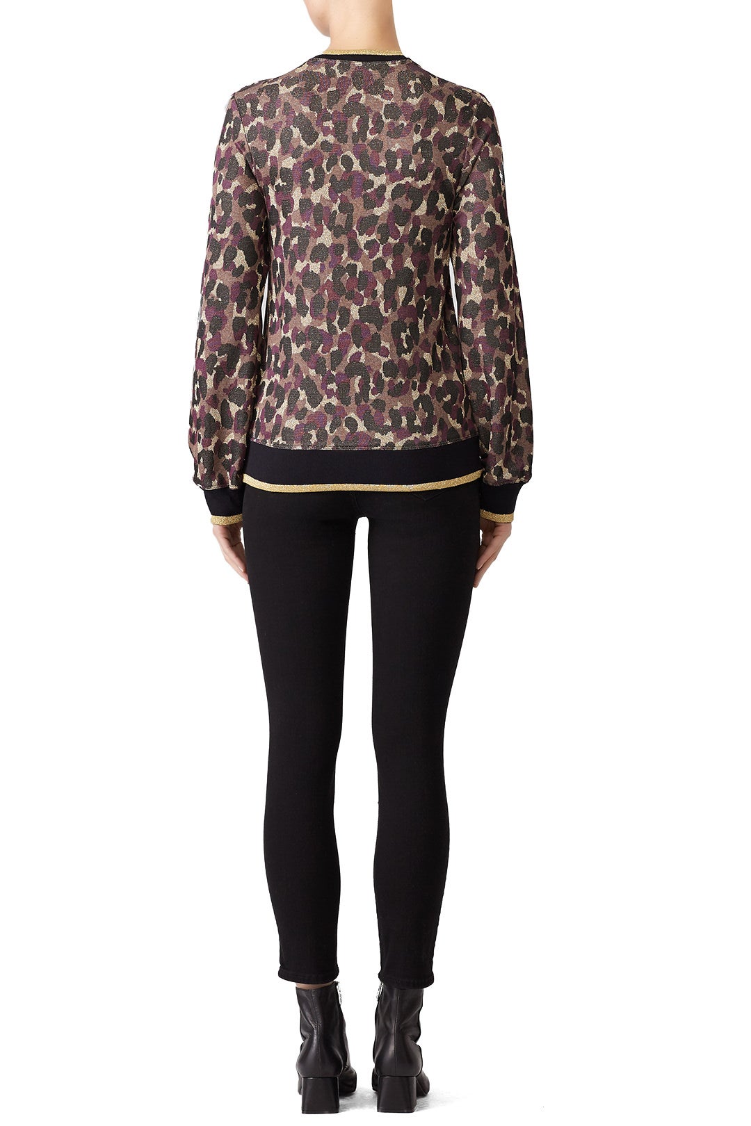 Cheetah Marita Sweatshirt by Trina Turk 1