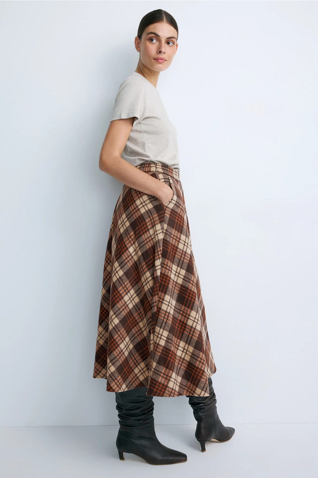 Plaid Morgan Skirt