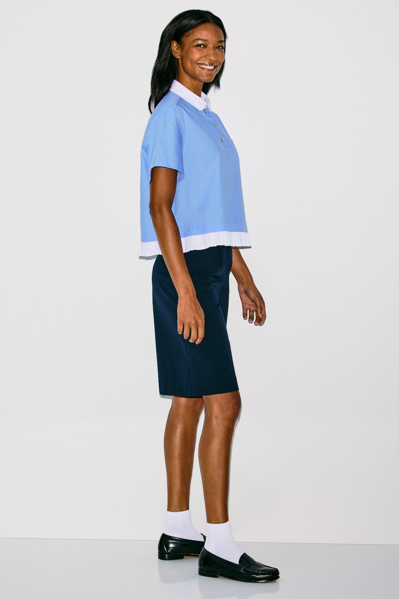 Collared Short Sleeve Top by Claudie Pierlot - Photo 1