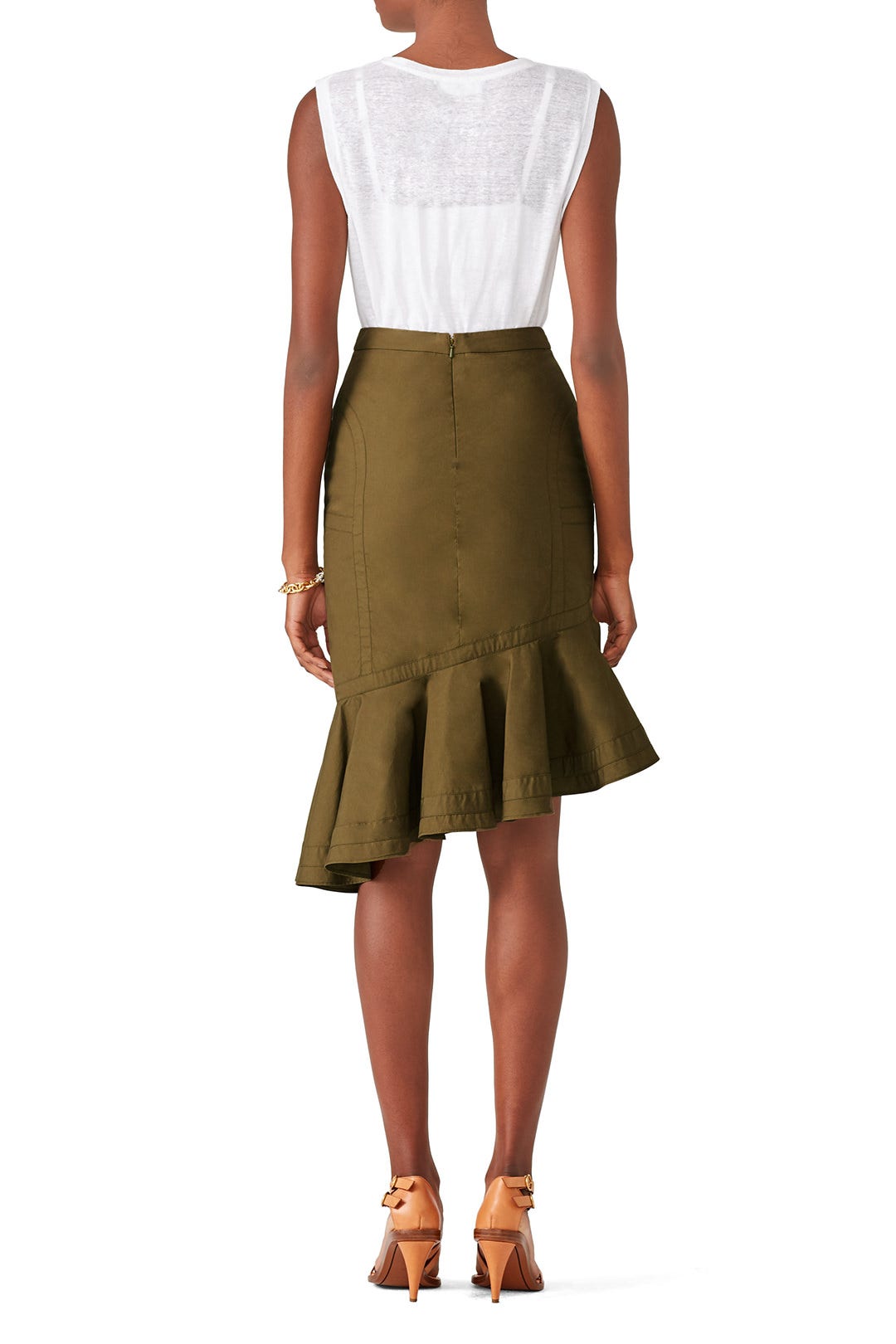 Green Marley Skirt by Fame & Partners 2