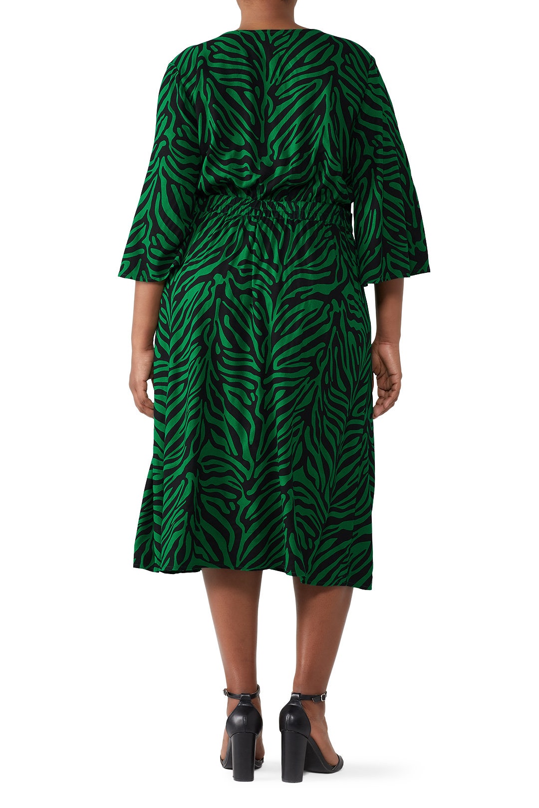 Zebra Midi Dress by JUNAROSE 2